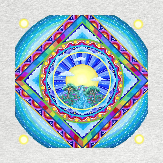 Beautiful World Mandala 2 by SoozieWray